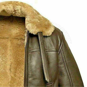 Wholesale Custom Size <b>Shearling</b> <b>Jacket</b> Outdoor Use <b>Shearling</b> <b>Jacket</b> New Arrival <b>Men</b> <b>Shearling</b> <b>Jacket</b> - Product Image 4