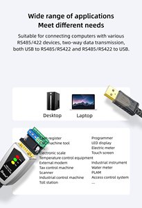 Cáp Chuyển Đổi <span class=keywords><strong>USB</strong></span> Tốc Độ Cao Dtech <span class=keywords><strong>USB</strong></span> Sang <span class=keywords><strong>RS422</strong></span> RS485 0.5 Mét Chuyển Đổi Cáp - Product Image 6