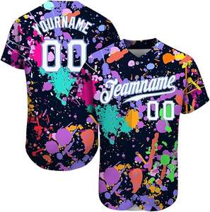 Maillot de Baseball personnalisé fendu hommes femmes jeunes chemises de Baseball à fines rayures personnalisées uniforme de sport cousu nom numéro Logo - Product Image 5