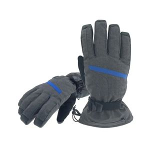 Gants de ski en cuir de chèvre pour hommes de la meilleure qualité du fournisseur direct d'usine Logo personnalisé coupe-vent et imperméables - Product Image 1