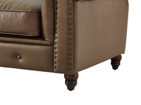 Cigar Club Antique Cuir Chesterfield Lounge Canapé Chaise Hôtel Fauteuil Moderne Classique Hôtel et Restaurant Meubles