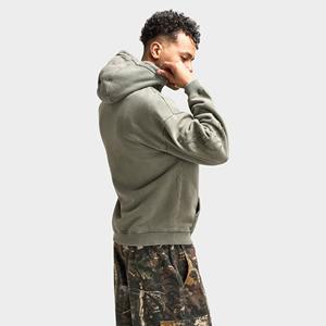 Men 450 GSM French <b>Terry</b> Zip Up Hoodie Vintage Acid Wash Distressed Black Washed Streetwear Custom Casual Blank Hoodie <b>Bulk</b> - Product Image 3