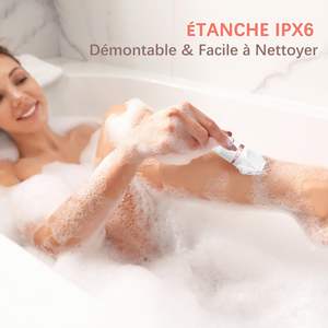 Depiladora Eléctrica 3 en 1 para Mujer, Recortadora Íntima Impermeable, Recortadora de Bikini, Cuchilla de Cerámica Suave e Indolora para el Rostro - Product Image 3