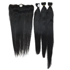 Fashionable lifestyle natural straight human hair high comfort and invisible effect featherness extension single donor double dr