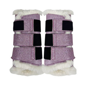 Buena venta ajustable mejor Material cómodo caballo botas medicina bota caballo accesorios polar brillo tendón botas - Product Image 6