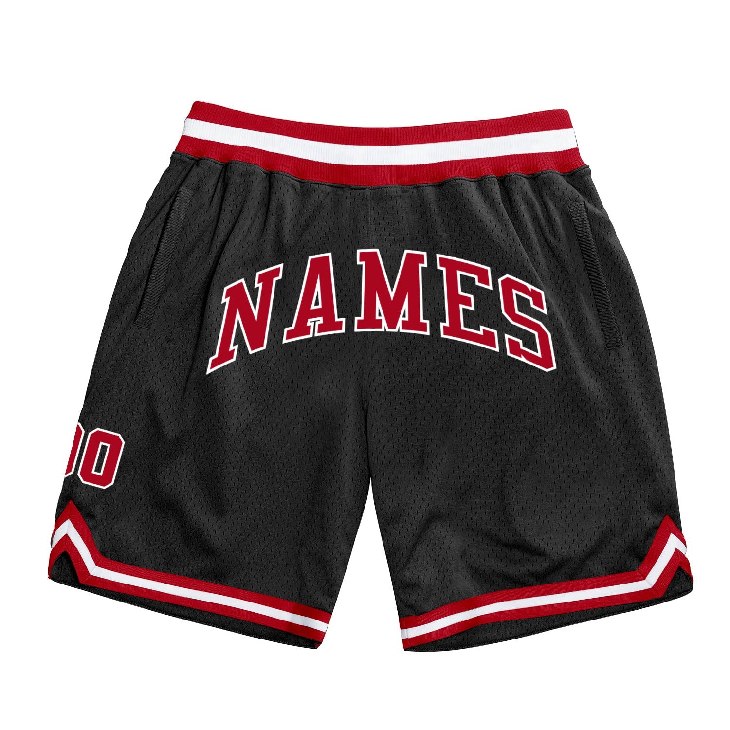 Black Red-White