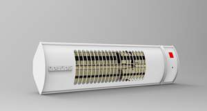 Calentador de patio infrarrojo eléctrico de 2-4 kilovatios con enchufe británico y control remoto para calefacción exterior - Product Image 3