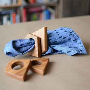 Servilletero cuadrado de madera de diseño personalizado, mesa de comedor de alta calidad para el hogar del Hotel, accesorios de cocina, servilleteros elegantes - Product Image 1