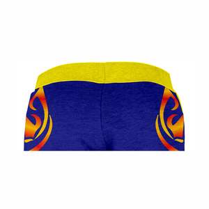 Short de basket-ball en polyester personnalisé pour hommes, design de rue unique, short de sport à la mode en tricot avec cordon de serrage par sublimation - Product Image 6