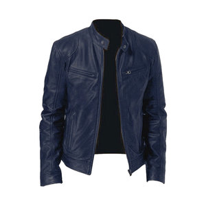 Manteaux en cuir pour hommes, très confortables, sur mesure, avec logo personnalisé, design personnalisé, pour l'extérieur, avec veste d'hiver pour hommes - Product Image 2