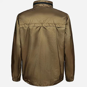 Coupe-vent personnalisé léger en toile de nylon de haute qualité pour hommes, respirant, séchage rapide, imperméable, coupe-vent grande taille hiver - Product Image 5