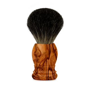 Brocha de Afeitar de Nylon Sintético con Mango Metálico y Diseño Innovador, en Promoción - Product Image 1