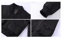 Sıcak 90'lı saten erkek naylon Ma-1 beyzbol düz kargo goblen boy erkekler Unisex boş toptan High End Premium bombacı ceket