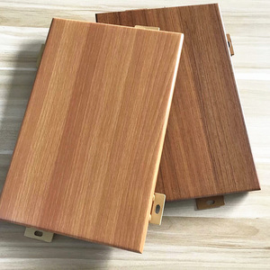 Tùy chỉnh thiết kế châu Âu tấm nhôm hạt gỗ cho mặt tiền tòa nhà hiện đại cho ngoại thất biệt thự khách sạn Trung Tâm bệnh viện - Product Image 1