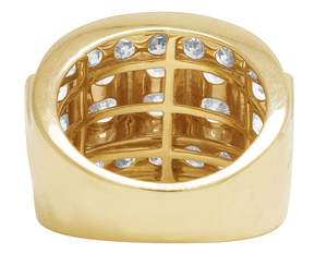 Hip Hop Style S925 Sterling Silver Rhodium Plated Iced Out Round Moissanite Diamond <b>Pinky</b> <b>Ring</b> for <b>Men</b> Women Party - Product Image 5