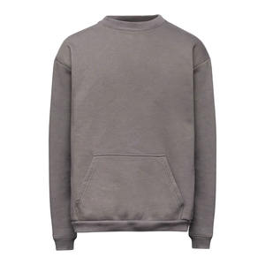 Sudadera de Invierno para Hombre, de Secado Rápido, Duradera, de Moda, Lisa, Teñida, con Cuello Alto, de Algodón y Felpa, Proveedor OEM - Product Image 4