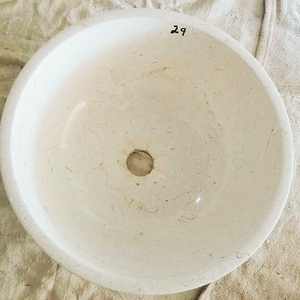 Lavabo en onyx naturel, Lavabo en onyx vert multi, Lavabo de salle de bain en onyx circulaire - Product Image 5