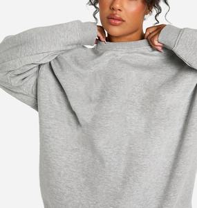 Vêtements pour femmes tendance, style streetwear américain, pull personnalisé avec impression par transfert thermique, motif uni, chemise ample sans capuche - Product Image 6