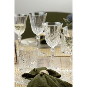 Juego de 6 Copas de Vino de Cristal Talladas a Mano Melodia, Diseño Clásico, 270 ml de Gran Capacidad - Product Image 2