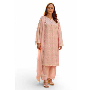 Conjunto de Traje de 3 Piezas Bordado para Mujer con Dupatta de Chifón Bordado PM-52087 - Product Image 6