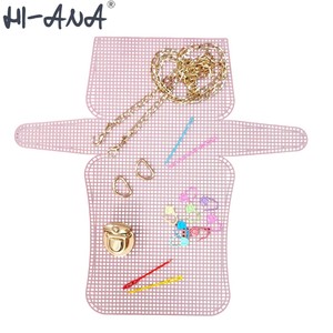 Juego <span class=keywords><strong>de</strong></span> monedero y bandolera <span class=keywords><strong>de</strong></span> malla <span class=keywords><strong>de</strong></span> plástico en forma <span class=keywords><strong>de</strong></span> ciervo invisible Kit <span class=keywords><strong>de</strong></span> suministros <span class=keywords><strong>de</strong></span> costura tejidos a mano - Product Image 1