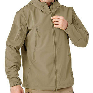 Softshell แจ็คเก็ตกลางแจ้งสำหรับผู้ชายกันน้ำกันลมระบายอากาศน้ำหนักเบาอบอุ่นเสื้อผ้าชุดกีฬาลำลองเดินป่าตั้งแคมป์ - Product Image 2