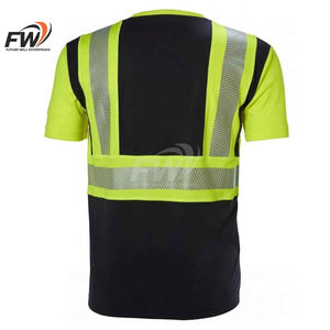 Uniforme de Trabajo de Algodón para Trabajadores de la Construcción, Minería e Industria, Ropa de Trabajo con Logotipo Personalizado, Ropa de Seguridad Reflectante, Camisetas de Alta Visibilidad - Product Image 5