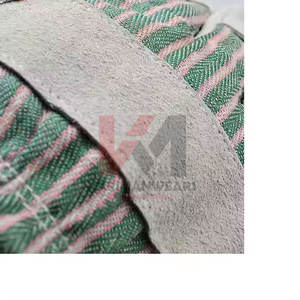 Guantes de trabajo de doble palma Guantes de soldadura de Palma al por mayor Guantes de cuero dividido de vaca de alta resistencia aprobados Construcción industrial - Product Image 4