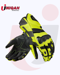 Daine ถุงมือแข่งรถมอเตอร์ไซค์หนังวัวบุนุ่มพิมพ์ลายตามสั่ง - Product Image 3