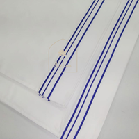 Ensemble de draps en coton respirant de haute qualité, 4 pièces, 400TC, literie moderne en satin blanc