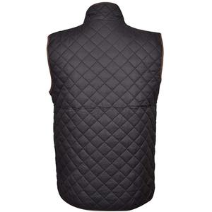 Offre spéciale Gilet léger d'hiver à la mode pour hommes Col montant Fermeture à glissière Coupe-vent Logo personnalisé Tissu tissé - Product Image 4