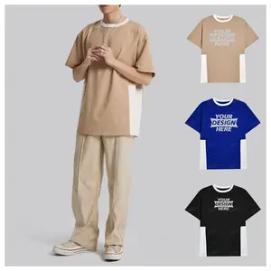 Oem Wholesale Blank Plain 100% Cotton Tshirts men Tee Shirt Custom Printing With Logo Design Men's T-shirt