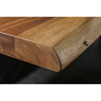 Ensemble de table à manger carrée pliante en bois massif avec hauteur réglable, design moderne pour restaurants commerciaux, hôtels et salons