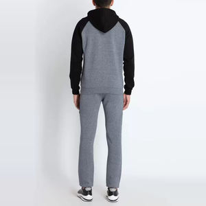 Best Selling Men's 100% Cotton Tracksuits Sets Hooded Printed Winter Tops and Bottoms - Product Image 2