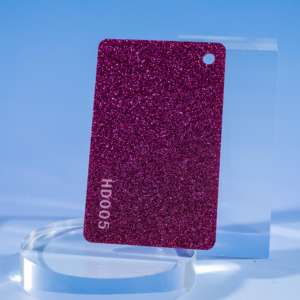 Lámina Acrílica Fundida con Purpurina Roja de 1/8 de Pulgada, Servicio de Corte Láser, Origen Estadounidense - Product Image 4