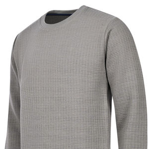 Otoño Invierno hombres 100% algodón transpirable tejido Digital frontal Casual Formal sudadera textura de cemento sudaderas con capucha sudaderas - Product Image 2