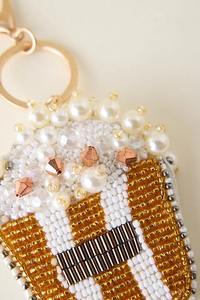 Breloques de sac brodées de perles, fabriquées à la main avec des perles de rocaille, pendentifs de sac, accessoires de broderie de perles faits à la main - Product Image 5