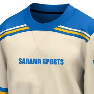 Camiseta de hockey sobre hielo con logotipo personalizado, camiseta de hockey sobre hielo de nuevo diseño de alta calidad, precio razonable, servicio OEM - Product Image 3