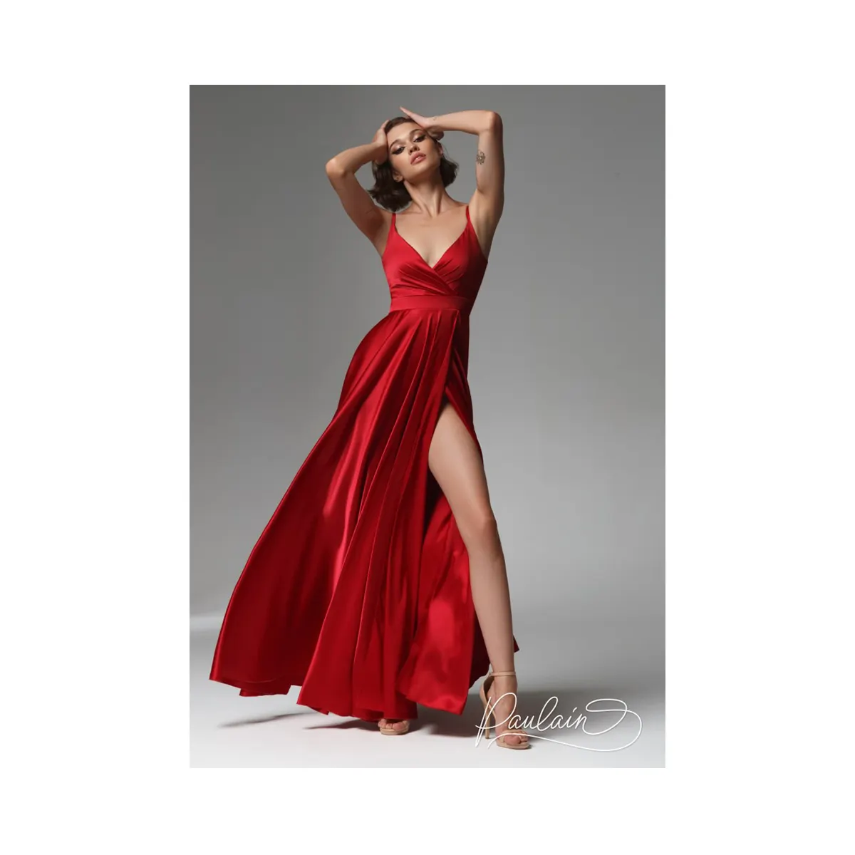 sexy red long dress