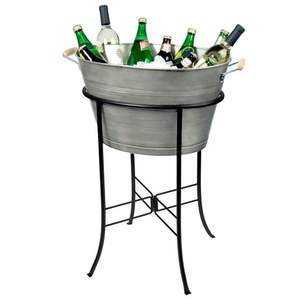 Manufactures and Suppliers of Admirable Design Bar Ware Wine <b>Tub</b> Great Quality Stainless Steel Curved Shape Wine Bucket - Product Image 2