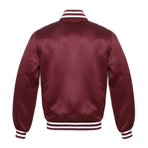 2025 chaqueta universitaria personalizada para hombre, chaqueta de lona de alta calidad con cuello levantado y capucha bordada, ropa de calle con logotipo personalizado para invierno - Product Image 3