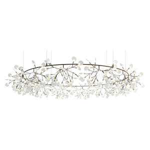 โคมไฟแขวนอะคริลิคเฮราเคลียม ดีไซน์ทันสมัย ​​พร้อมฝาครอบ LED รุ่นบิ๊กโอ - Product Image 2
