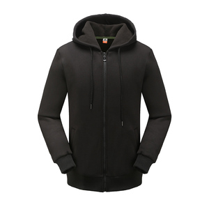 Wholesale 800gsm Heavy Thicker Fleece <b>Full</b> <b>Zip</b> Blank Hoodies Unisex Hoodie Men's Hoodies & <b>Sweatshirts</b> DDP Shipping - Product Image 1