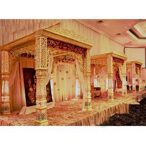 มณฑปงานแต่งงานแบบฮินดูที่โดดเด่น ชุดมณฑปงานแต่งงานแบบฮินดูดั้งเดิม ชุดมณฑปงานแต่งงานแบบอินเดีย ผู้ผลิตชุดมณฑปงานแต่งงานแบบอินเดีย ดีเอสที เอ็กซ์ปอร์ตส์ สหรัฐอเมริกา - Product Image 1