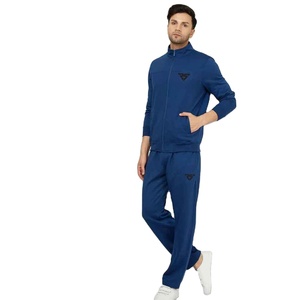 Nouveau survêtement de designer de haute qualité pour hommes Survêtements en tissu polyester à fermeture éclair vierge de conception personnalisée de qualité pour hommes - Product Image 1