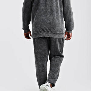 Chándal de lavado ácido Tela ligera Suave y cómodo Perfecto para Estilo de vida informal y activo Chándal de lavado ácido - Product Image 4