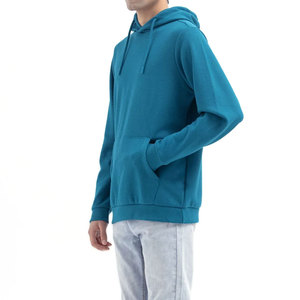 2025 mejor diseño de Sudadera con capucha para hombre cómodo 100% algodón polar liso teñido transpirable secado rápido 300g impresión Digital personalizada - Product Image 4