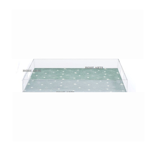 Bandeja de servir alimentos hecha a mano de acrílico de primera calidad, rectangular, para servir postres y dátiles, la más vendida. - Product Image 4