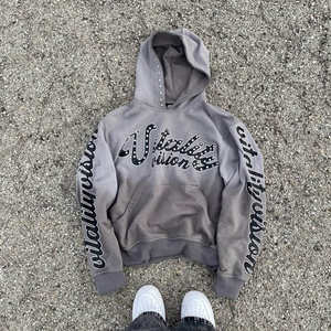 Sweat-shirts délavés à l'acide fabriqués au Pakistan, vêtements décontractés, sweat-shirts délavés à l'acide, basiques en coton mélangé, logo personnalisé, sweat-shirts délavés à l'acide - Product Image 6