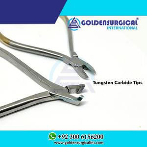 Orthodontic Tc Tungsten Carbide Tips Stainless Steel Ligature Wire Cutter & Distal End <b>Plier</b> dental, <b>set</b>, surgical, instruments - Product Image 5